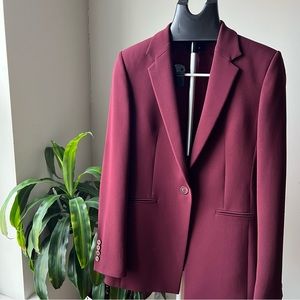 Theory Blazer Burgandy